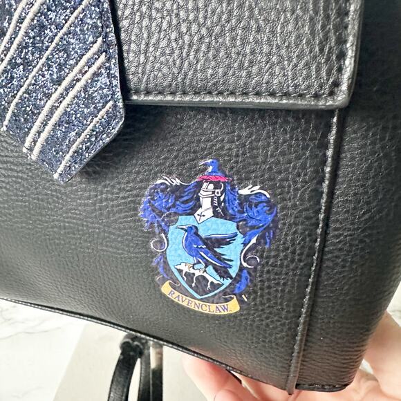 Harry Potter x Danielle Nicole Ravenclaw Uniform Mini Backpack Bag Faux Leather - Picture 4 of 16